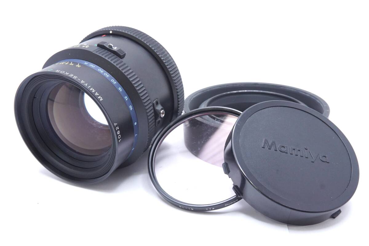 ▽MAMIYA-SEKOR マミヤ Z 150mm F3.5 W 単焦点レンズ (ボディキャップ・フィルター・フード付) ジャンク品扱い