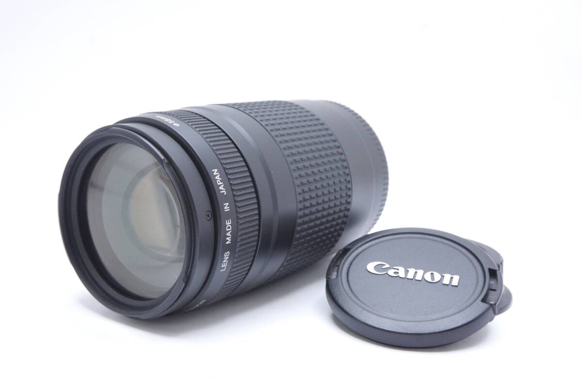 ☆Canon キャノン ZOOM LENS EF 75-300mm F4-5.6 II （前後キャップ付）訳あり
