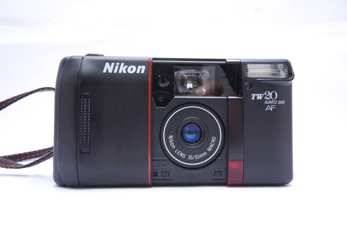 ☆Nikon ニコン TW20 AF QUARTZ DATE コンパクトフィルムカメラ（ストラップ付）
