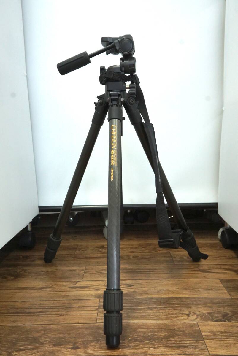 ○HAKUBA ハクバ CARBON HG-6230C/雲台 Velbon PH-250 三段三脚