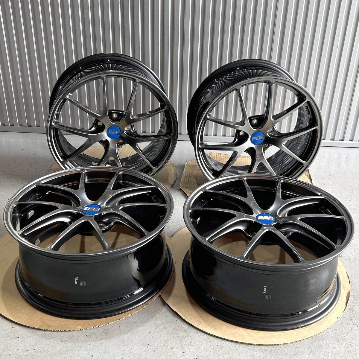 【美品】BBS RI-A 18インチ 8.0J ET48 5H-112.0 ハブ径57.1【4枚セット】