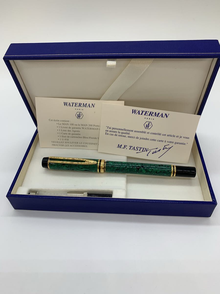 【ゆ/7953】 WATERMAN ウォーターマン 万年筆 ペン先 18K 750 筆記用具
