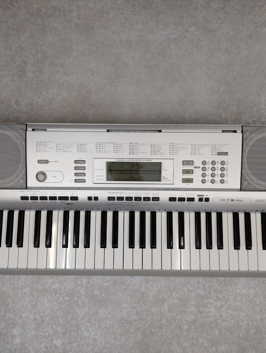 【E/練0】 CASIO CTK-4000 電子キーボード 電子ピアノ カシオ ※通電/動作未確認 ジャンク品