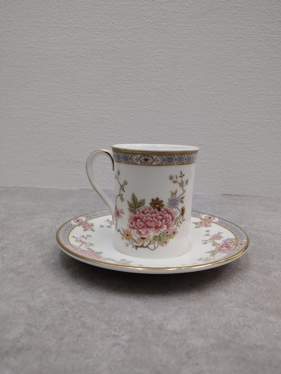 【E/練976533】Royal Doulton ロイヤルドルトン CANTON カントンシリーズ カップ＆ソーサー デミタスカップ 洋食器 カップ ソーサー 花柄