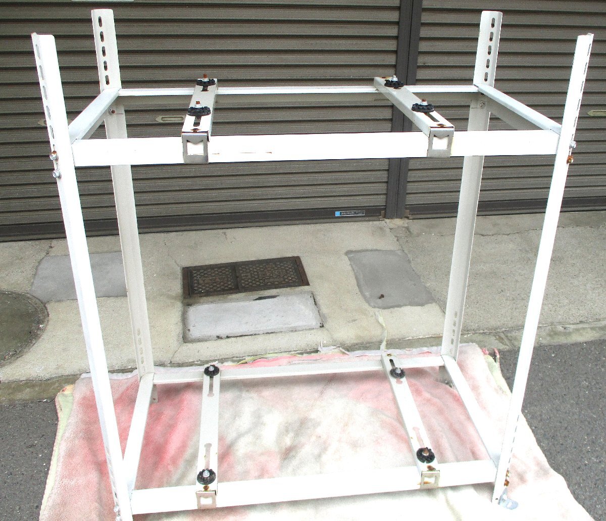 ☆ エアコン室外機用据付架台 2段架台 室外ユニット2台用◆限られたスペースを有効活用4,991円