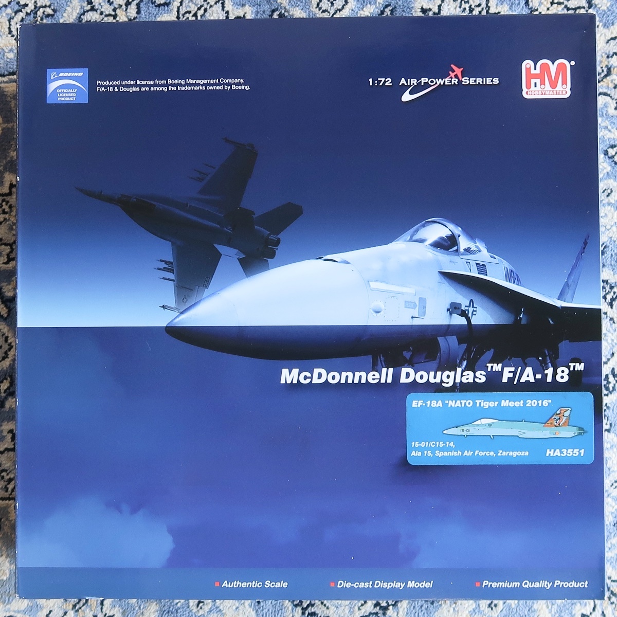 HM HOBBY MASTER ホビー・マスター 1:72 AIR POWER SERIES MCDONNELL DOUGLAS F/A-18 NATO TIGER MEET 2016 HA 3551 未組立 未開封品 019