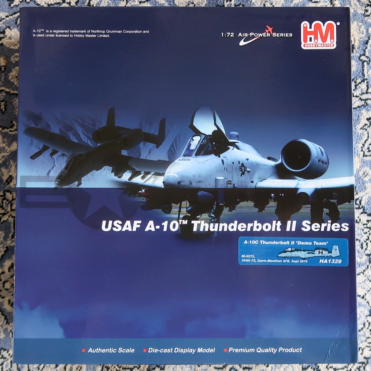 HM HOBBY MASTER ホビー・マスター 1:72 AIR POWER SERIES USAF A-10C THUNDERBOLT II DEMO TEAM HA 1329 未組立 未開封品 051