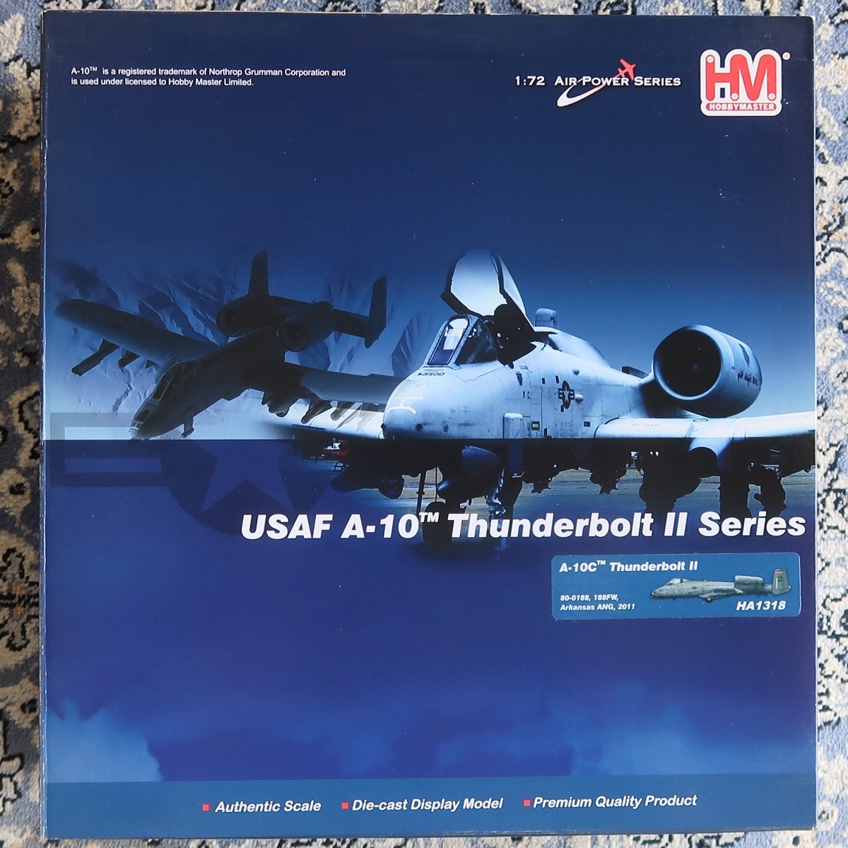 HM HOBBY MASTER ホビー・マスター 1:72 AIR POWER SERIES USAF A-10C THUNDERBOLT II ARKANSAS ANG HA 1318 未組立 未開封品 056