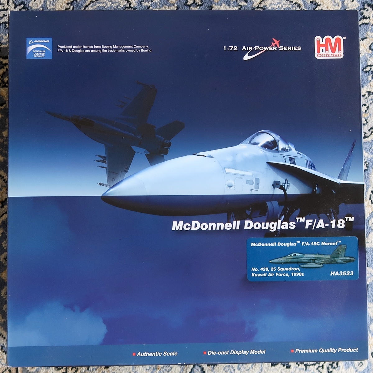 HM HOBBY MASTER ホビー・マスター 1:72 AIR POWER SERIES MCDONNELL DOUGLAS F/A-18C HORNET NO.428 HA 3523 未組立 未開封品 060