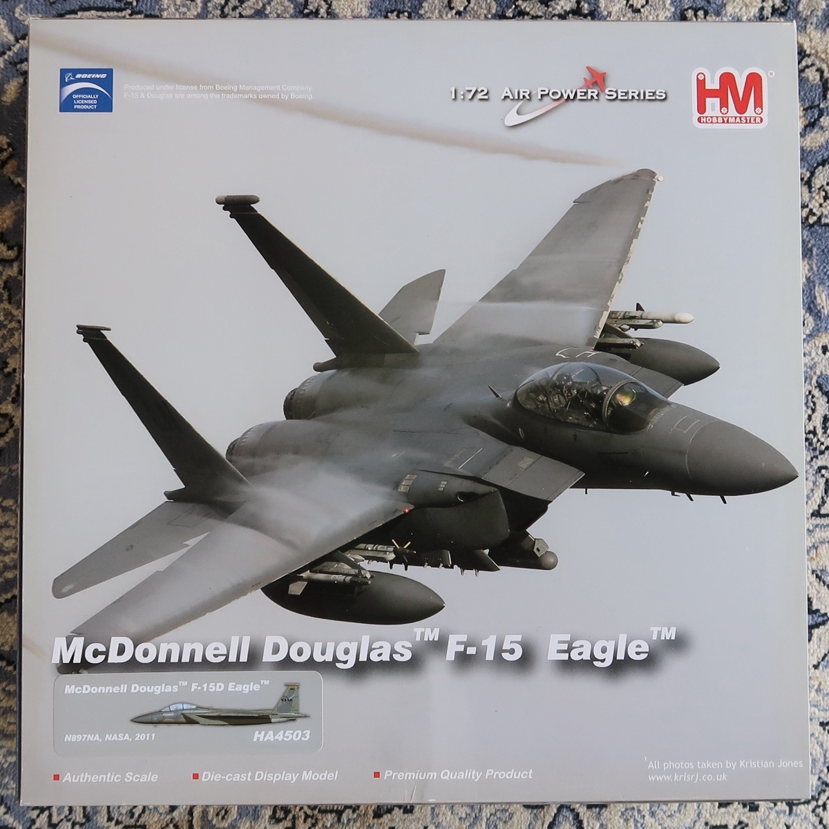 HM HOBBY MASTER ホビー・マスター 1:72 AIR POWER SERIES MCDONNELL DOUGLAS F-15D EAGLE HA 4503 未組立 未開封品 063