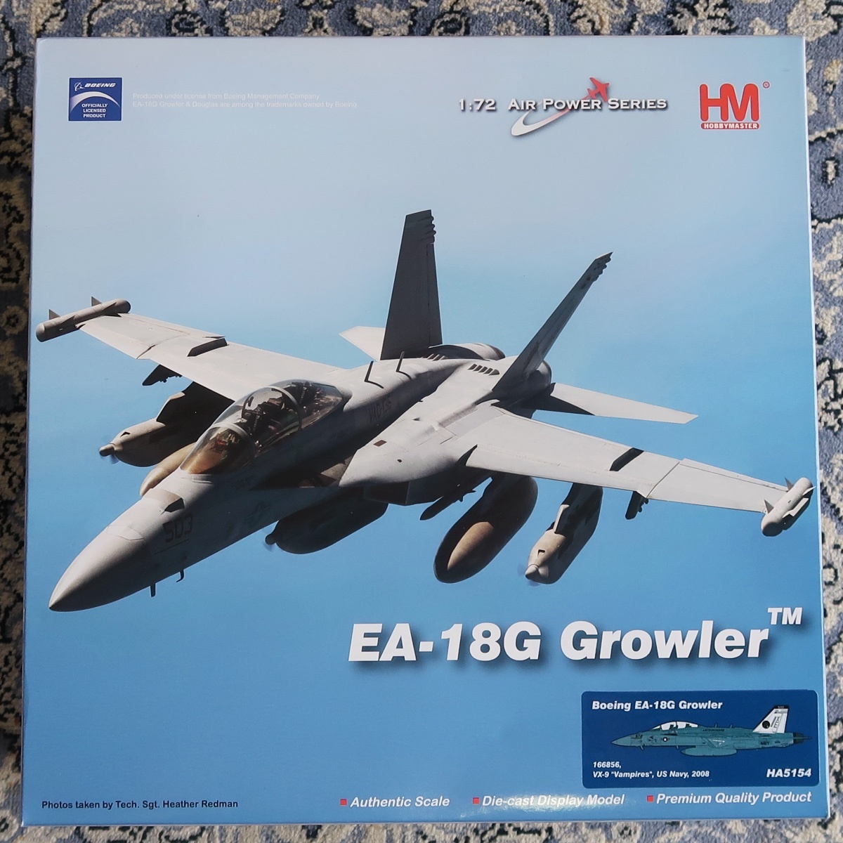 HM HOBBY MASTER ホビー・マスター 1:72 AIR POWER SERIES EA-18G GROWLER VX-9 VAMPIRES HA 5154 未組立 未開封品 094