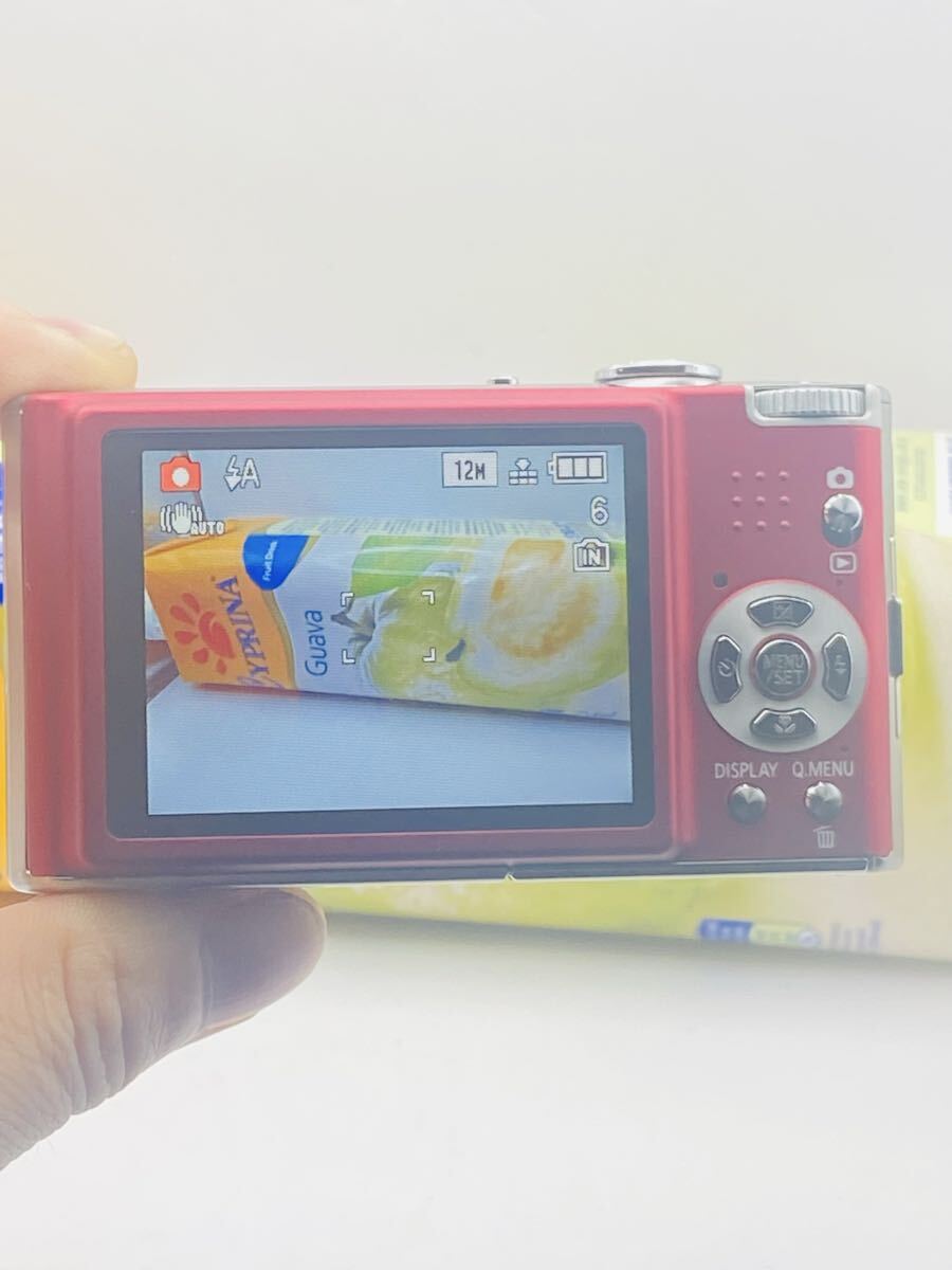 【#66】Panasonic LUMIX DMC-FX40 ピンク 12MP LEICAレンズ 広角25mm MEGA O.I.S. 動作品 美品 LUMIX
