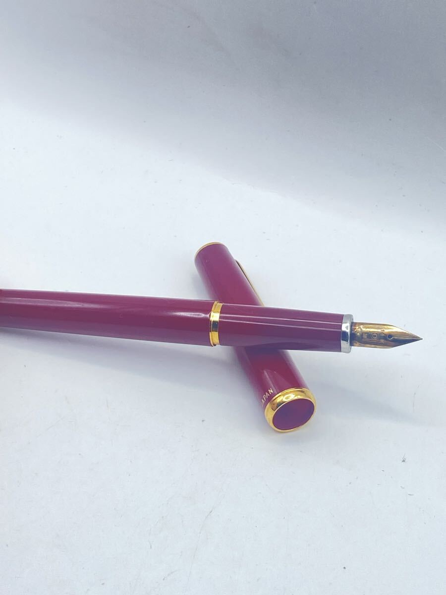 【#70】SAILOR Young Profit 万年筆 14K 金ペン先 ボルドー レッド ゴールドトリム 日本製 セーラー プロフィット 14K