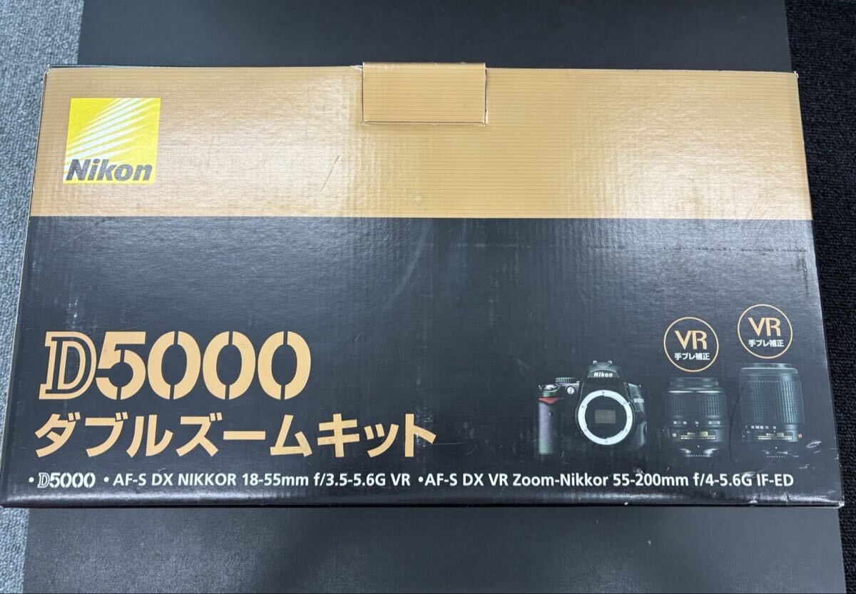 Nikon ニコン D5000 デジタル一眼レフカメラ ダブルズームキット 1A1876 動作確認
