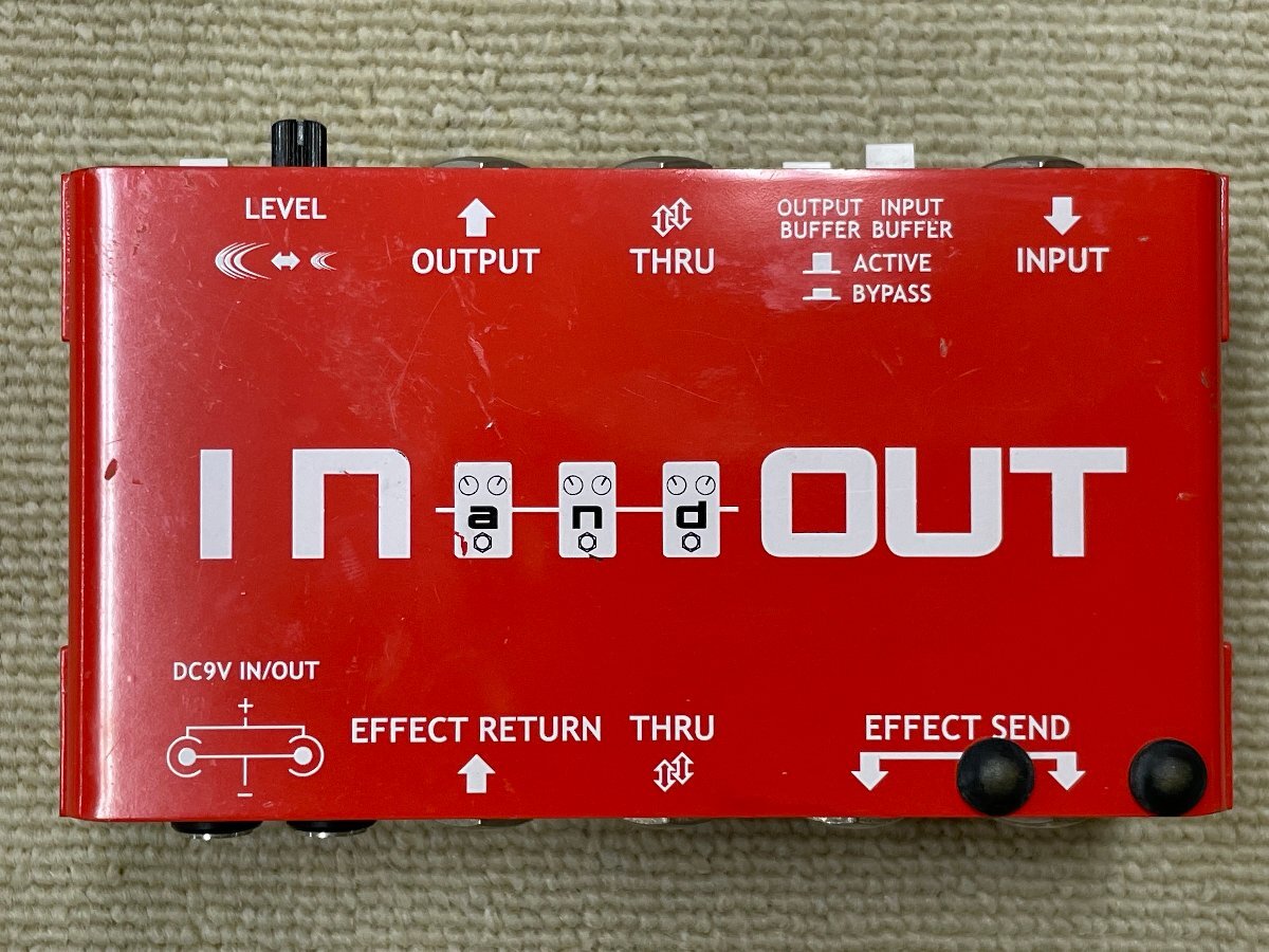 通電確認済み CAJ IN and OUT ジャンクションボックス バッファー 箱・取説・アダプター・付
