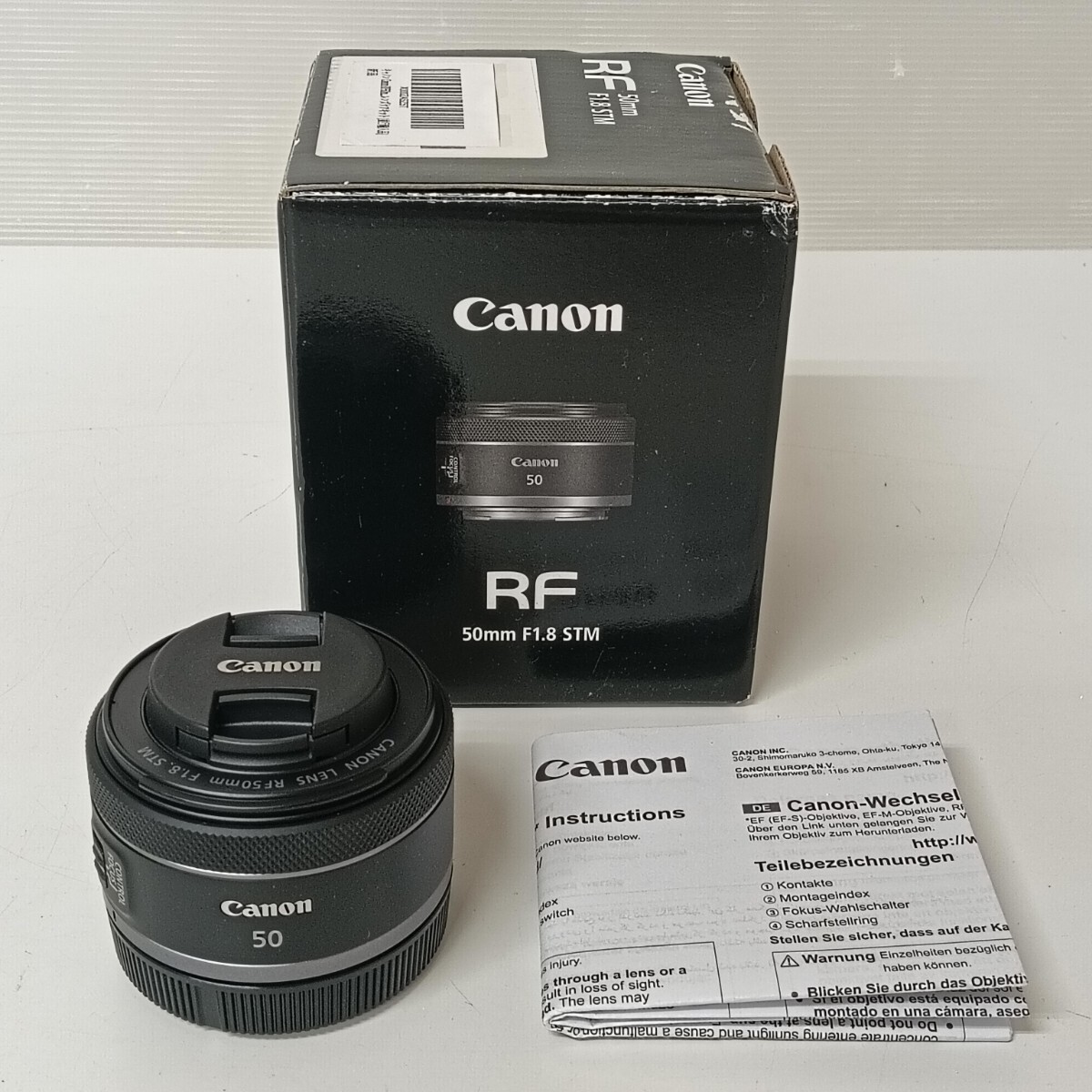 Canon LENS/ RF50mm F1.8 STM/キャノンRFレンズ/箱付