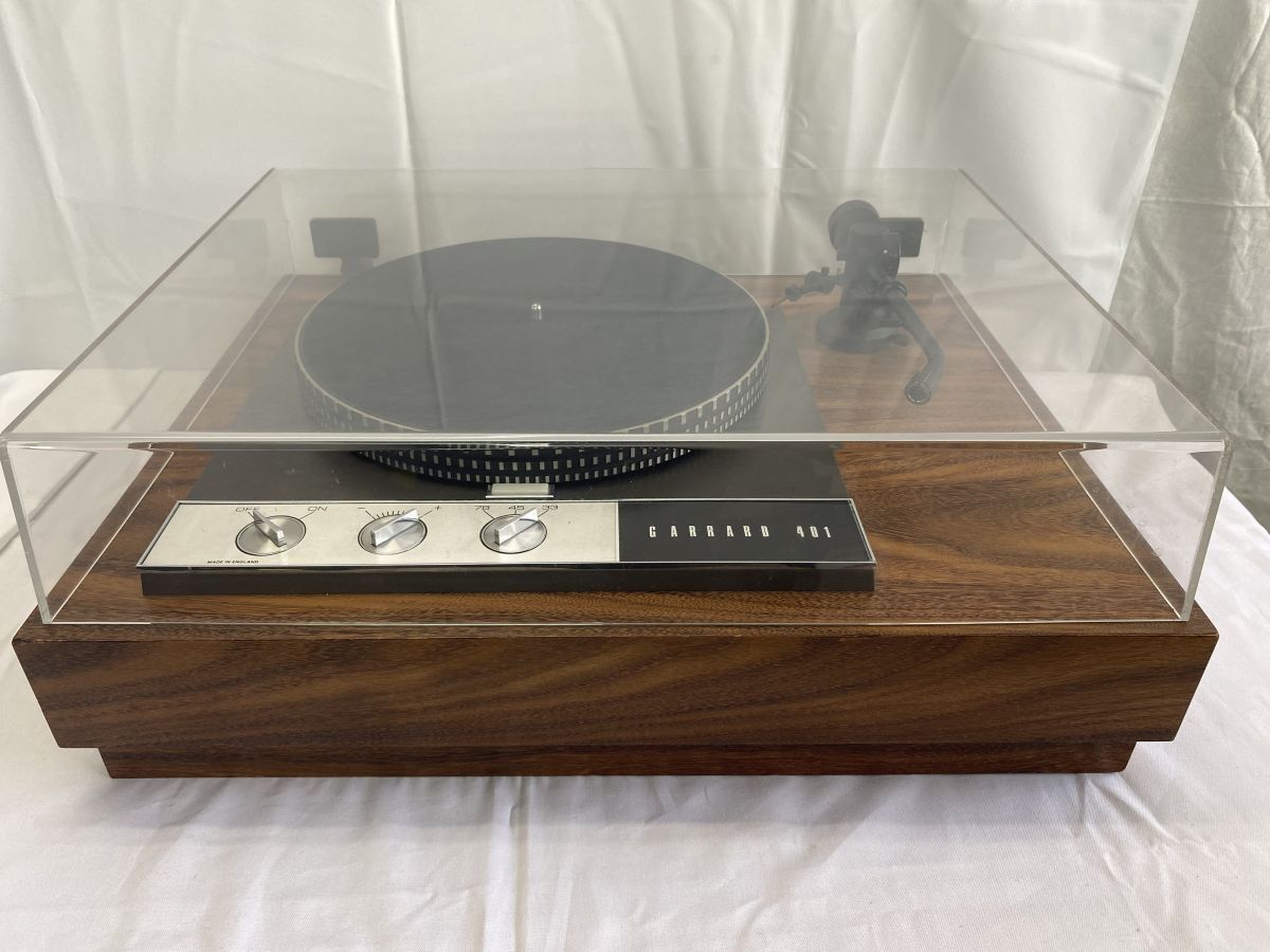 AB05281★GARRARD 401 ターンテーブル ガラード トーンアーム付