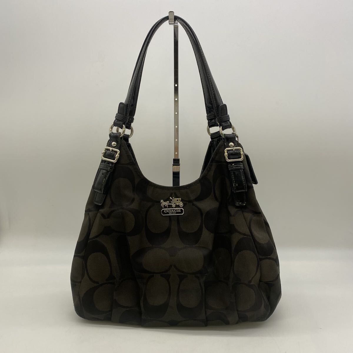□【売り切り】COACH/コーチ シグネチャー ハンドバッグ トートバッグ ショルダーバッグ