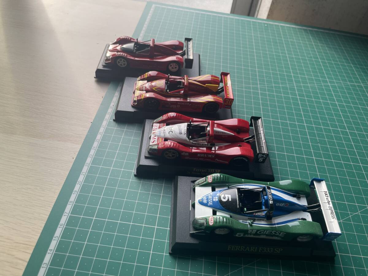 1/43アシェット　フェラーリコレクション　フェラーリ３３３ＳＰ　４台セット　箱なし