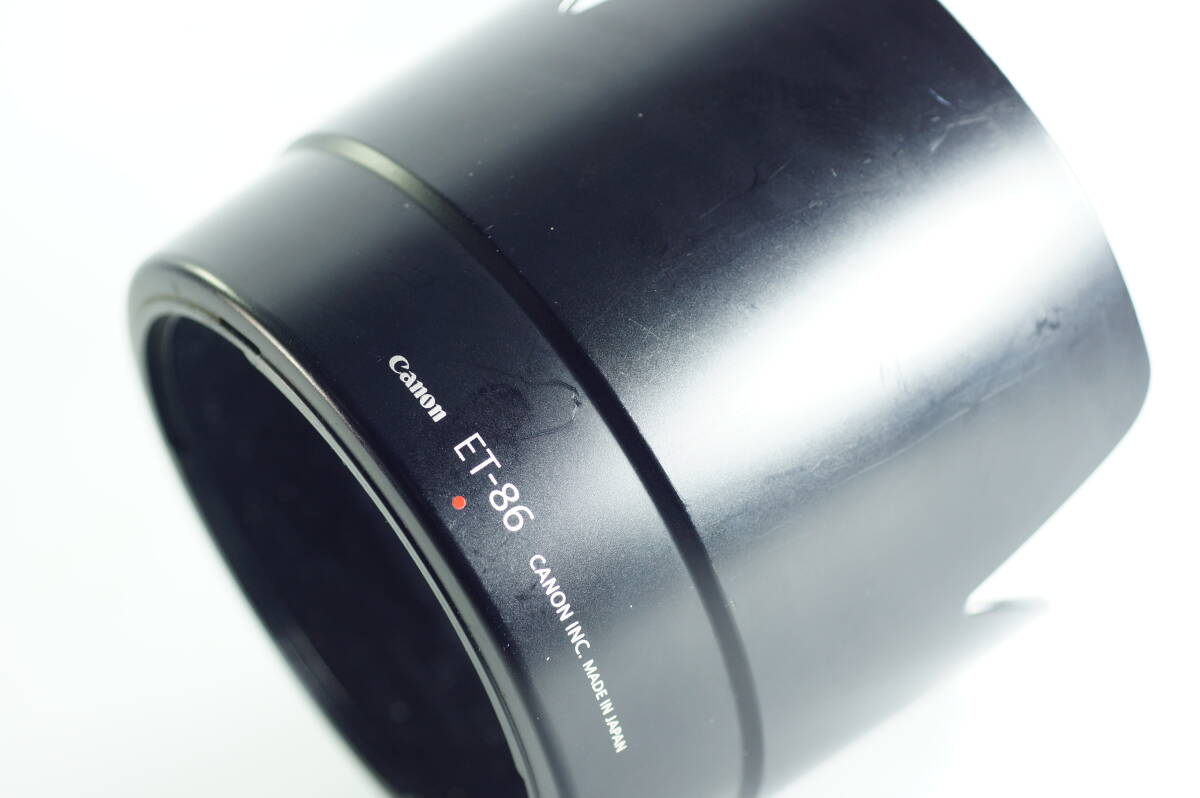 影大『並品』 Canon ET-86 EF70-200mmF2.8L IS用 キャノン キヤノン レンズフード Lens Hood
