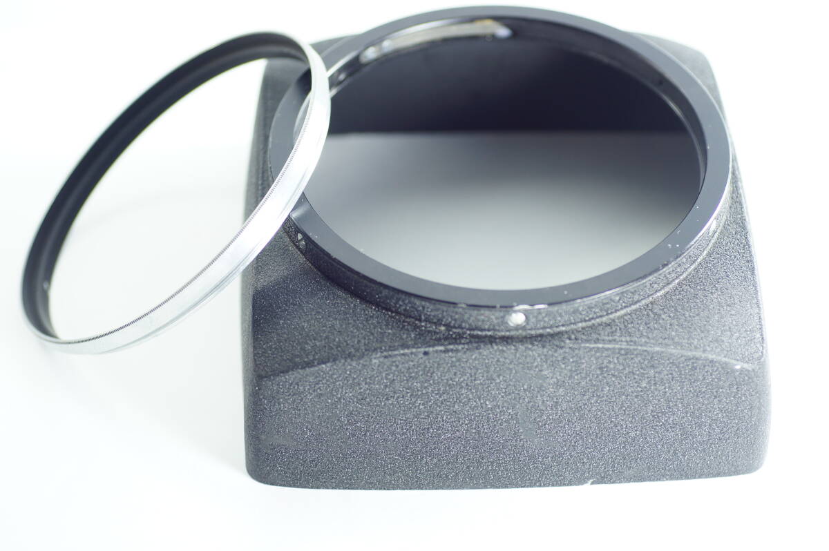 家保『ネジ欠品』 Zenza BRONICA ゼンザブロニカS2／EC 広角 5cm ねじ込み式 スクリュー82mm カブセ式 角型メタルフード