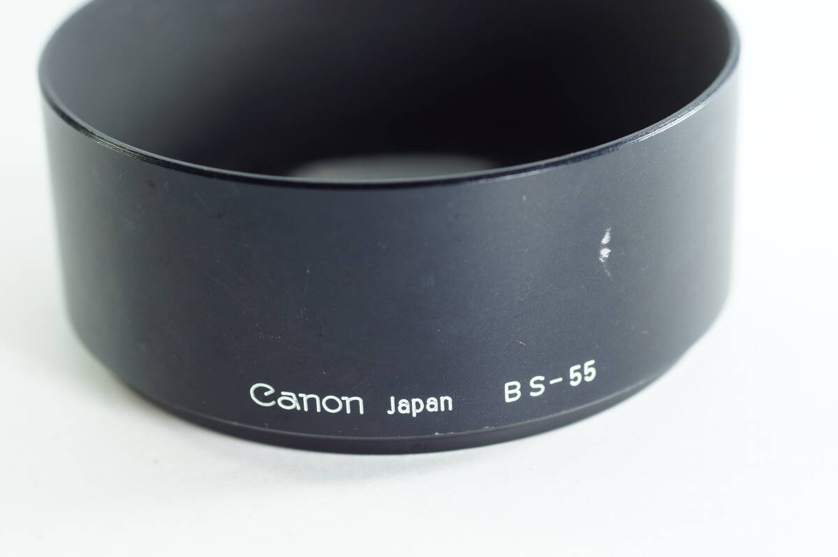 影AG『キレイ』CANON BS-55 FD 50mm F1.4 FD 50mm F1.8 BS-55 レンズフード