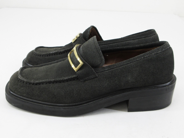 n51593-ap 中古▼GUCCI グッチ 101 6121 スエード ドレスシューズ 36 1/2(23.5cm相当) 靴 シューズ [171-260614]