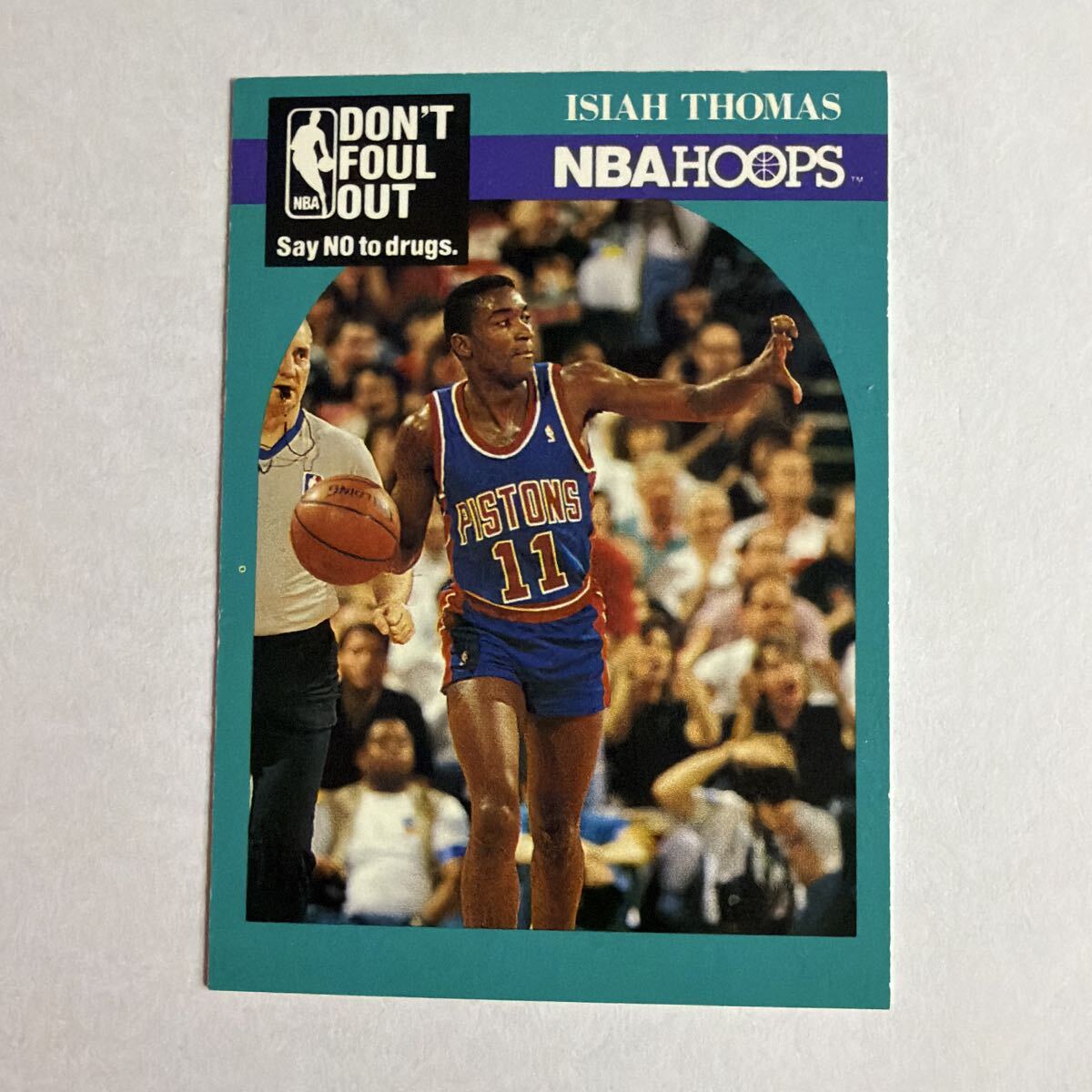 ISIAH THOMAS NBA HOOPS バスケットボールカード PISTONS #11 サインカード