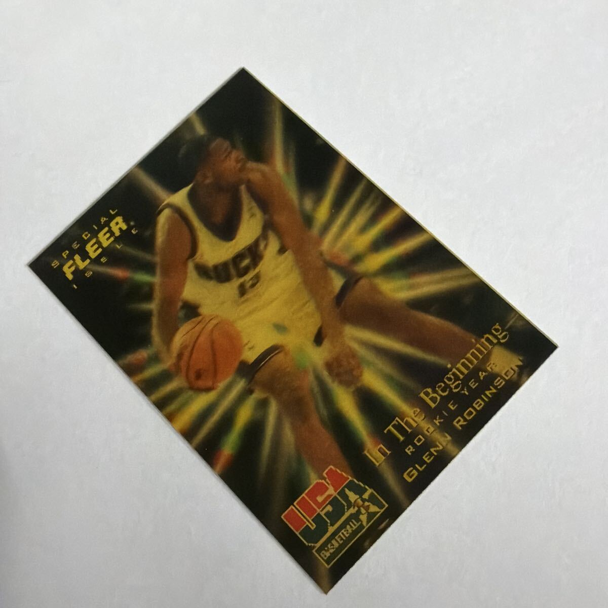 FLEER SPECIAL SELECT GLENN ROBINSON ルーキーイヤー NBAカード　３D バスケットボールカード
