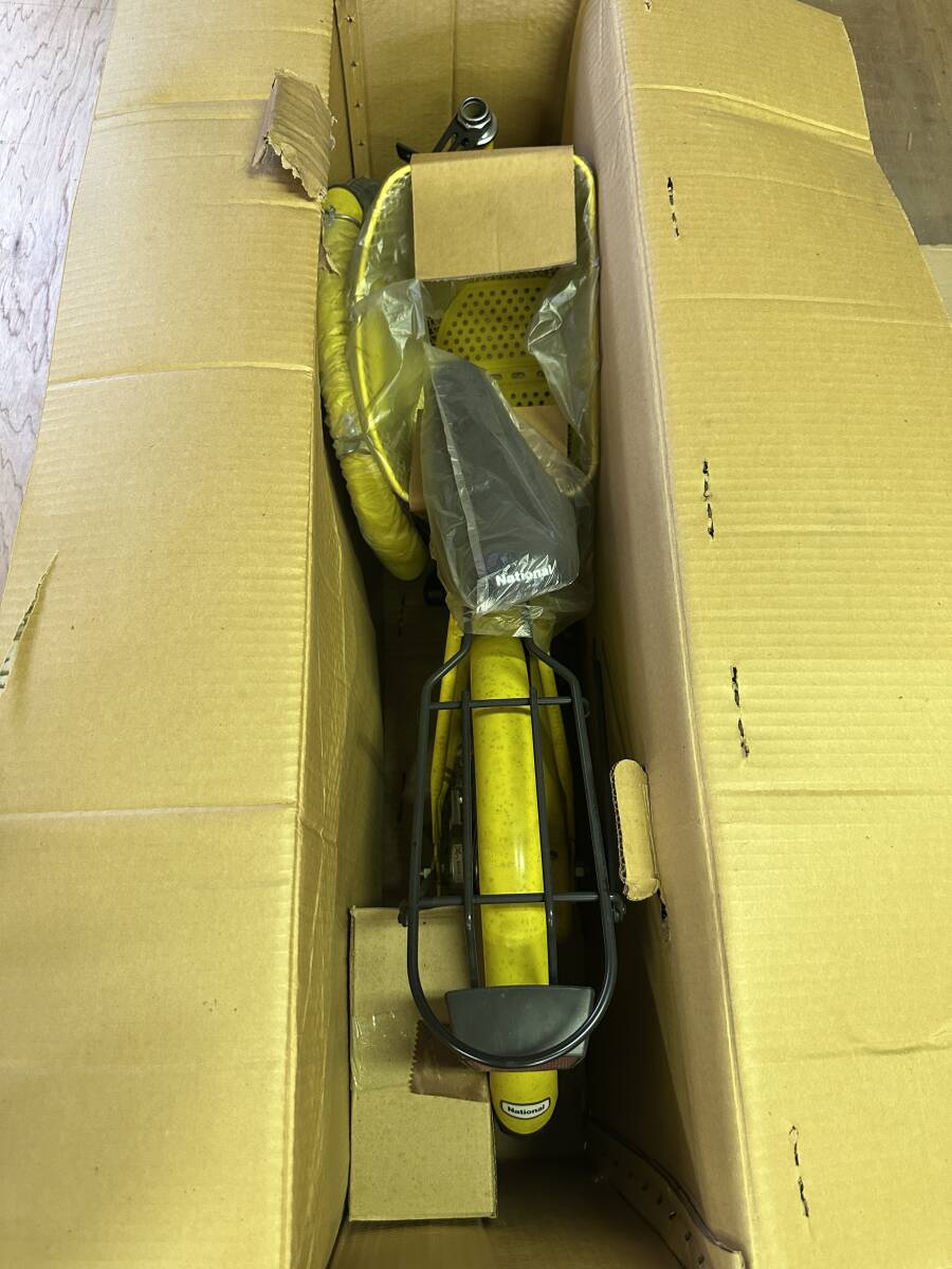 ナショナル 自転車 子供用　新品　昭和レトロ　長期保管品　レインホーライド18　18インチ　B-RR18 イエロー