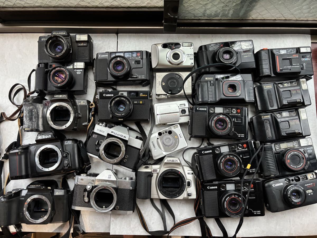MINOLTA Nikon FUJIFILM PENTAX Canon OLYMPUS フィルムカメラ Konica など F16
