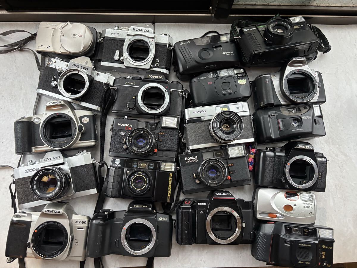 PENTAX MINOLTA OLYMPUS Canon Nikon フィルムカメラ コンパクトカメラ FUJIFILM など F18