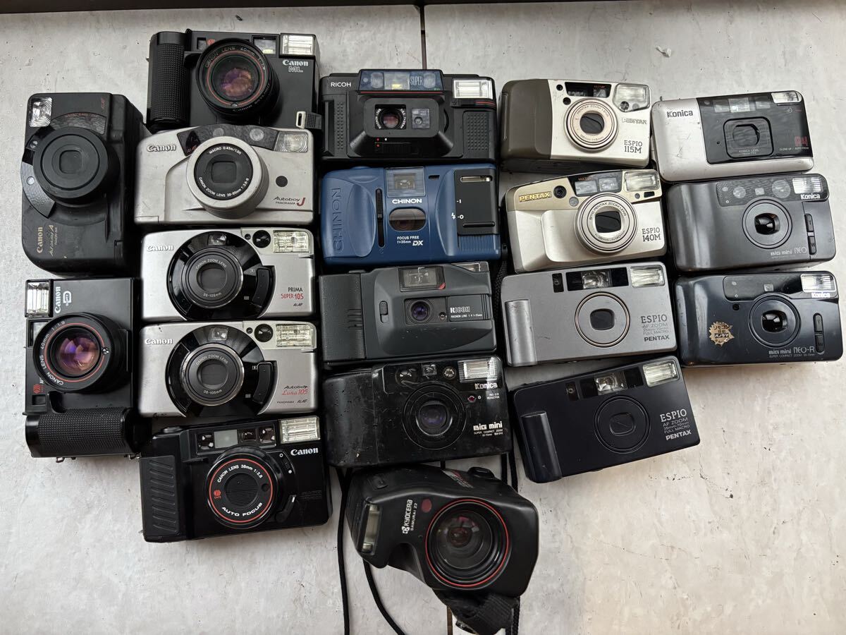 Canon Autoboy Konica Bigmini PENTAX Espio コンパクトフィルムカメラ フィルムカメラ まとめ　F29