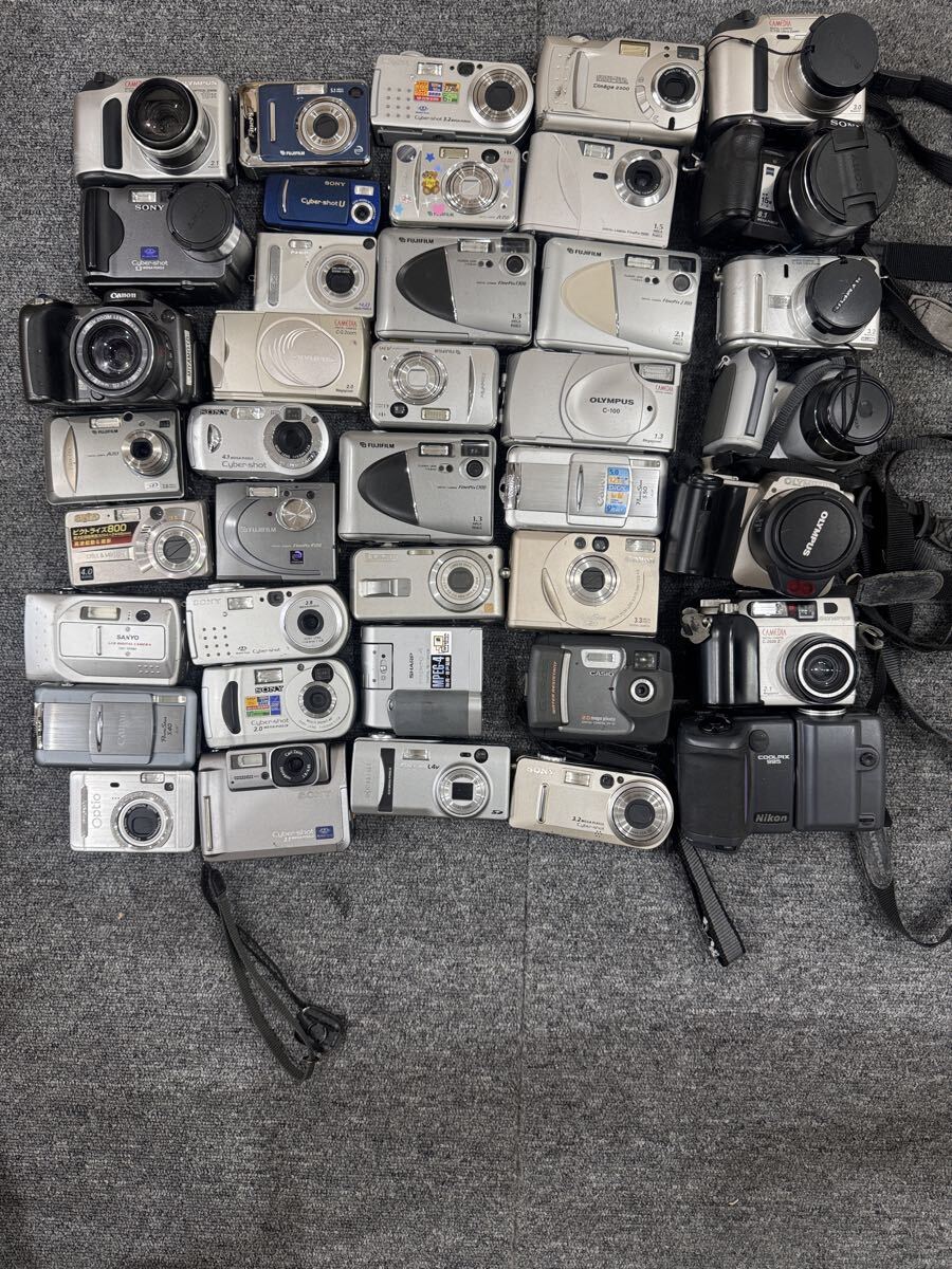 Canon OLYMPUS CASIO Nikon SONY Panasonic PENTAX デジタルカメラ デジカメ etc 40 点 D04