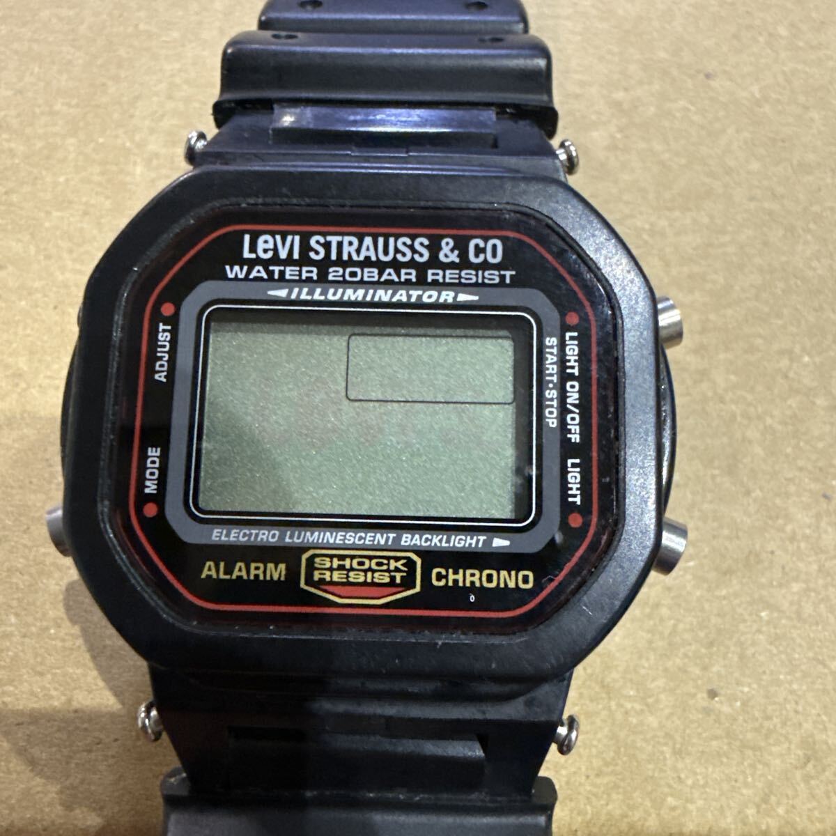 CASIO G-SHOCK DW-5600VT Levi'sリーバイスコラボ 限定1000本 328/1000 希少シリアル 隠しロゴ入り 電池切れジャンク扱い