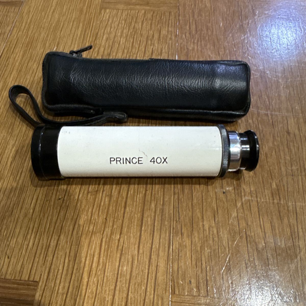 PRINCE 40X 単眼鏡 ケース付き
