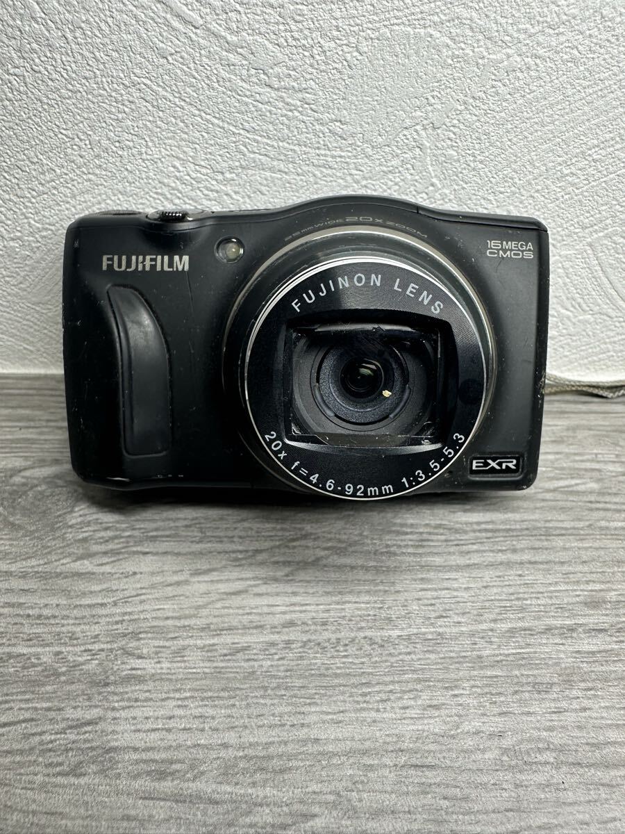 FUJIFILM 富士フィルム FinePix ファインピクス F800EXR 通電動作未確認 デジカメ カメラ ブラック レンズ 20X f=4.6-92mm 1:3.5-5.3