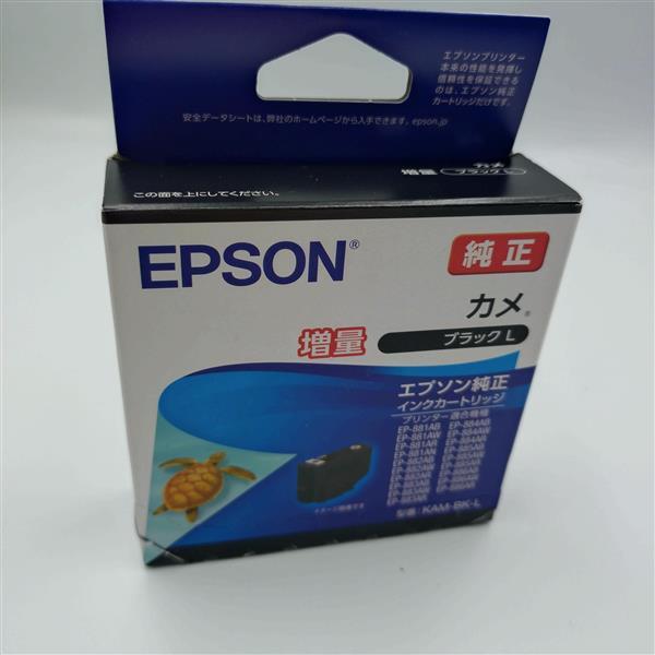 1円 出品 EPSON エプソン 未開封 未使用 純正インクカートリッジ カメ ブラック インク L KAM-BK-L 推奨使用期限2028年11月 20670