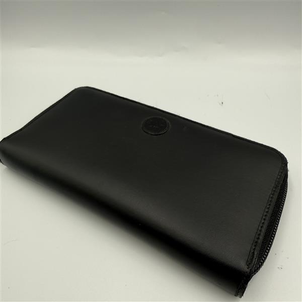 1円 出品 ハンティングワールド HUNTING WORLD 長財布 メンズ ブラック レザー ラウンドファスナー ロングウォレット 財布 黒 20625