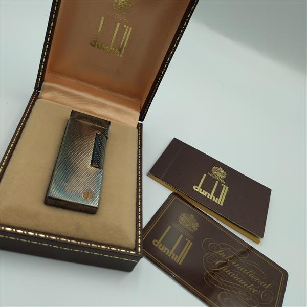 1円 出品 dunhill ダンヒル ライター ローラー式 喫煙具 喫煙グッズ ガスライター ケース付き 箱付き シルバー 着火未確認 ブランド 20998