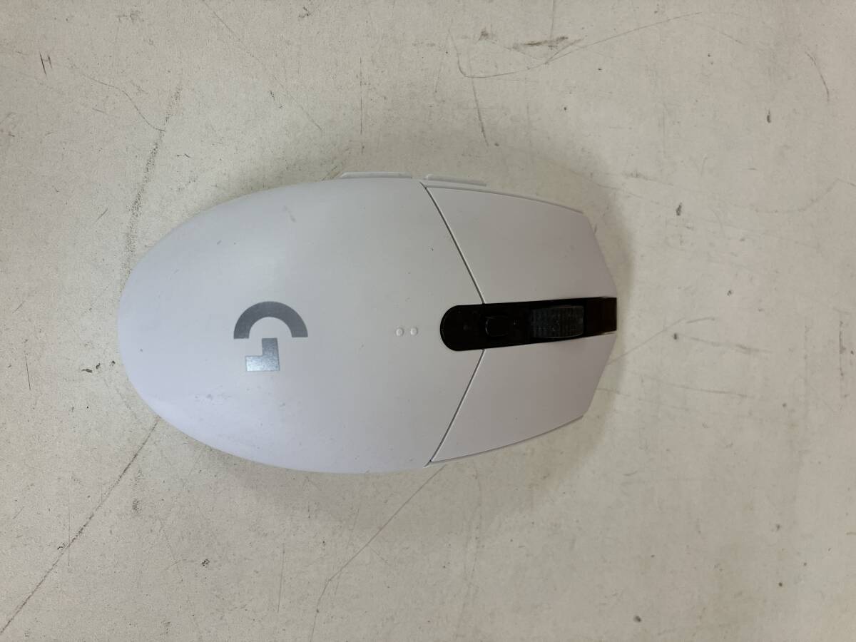 FK06016　Logicool ロジクール G304 ゲーミングマウス ワイヤレス マウス ホワイト　中古品