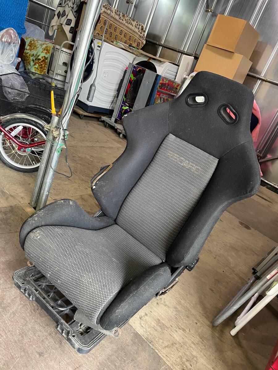 YK06166 RECARO シート 詳細不明 直取限定 中古 現状品