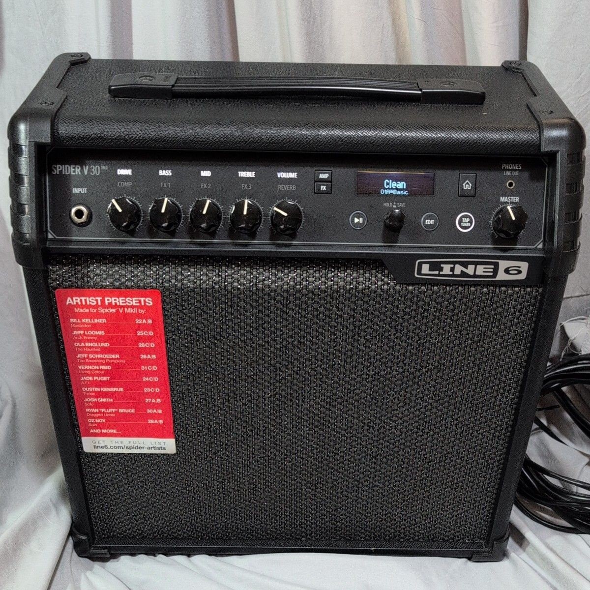 LINE6 SPIDER V 30 MKⅡ ライン6 ギターアンプ スパイダー ラインシックス