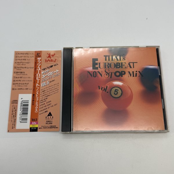 【CD】ザッツ・ユーロビート VOL.5 That's Eurobeat Non Stop Mix ALFA 32B2-1