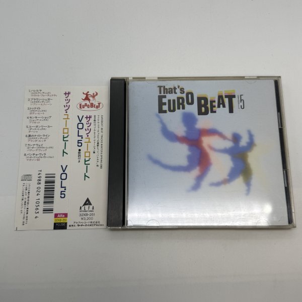 【CD】ザッツ・ユーロビート VOL.5 That's Eurobeat ALFA 32XB-251