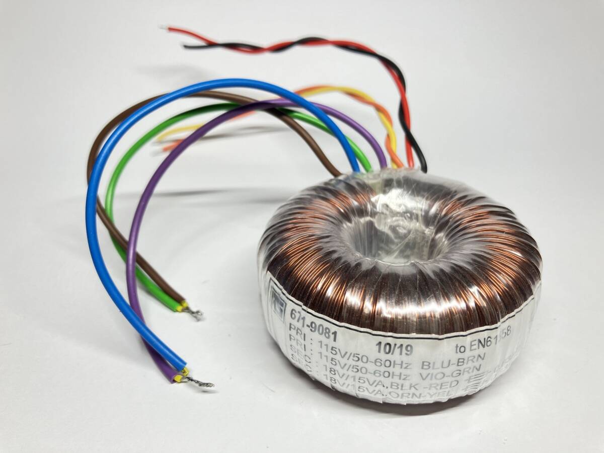 RS PRO 電源用 トロイダルトランス 18V×2 30 VA （671-9081）