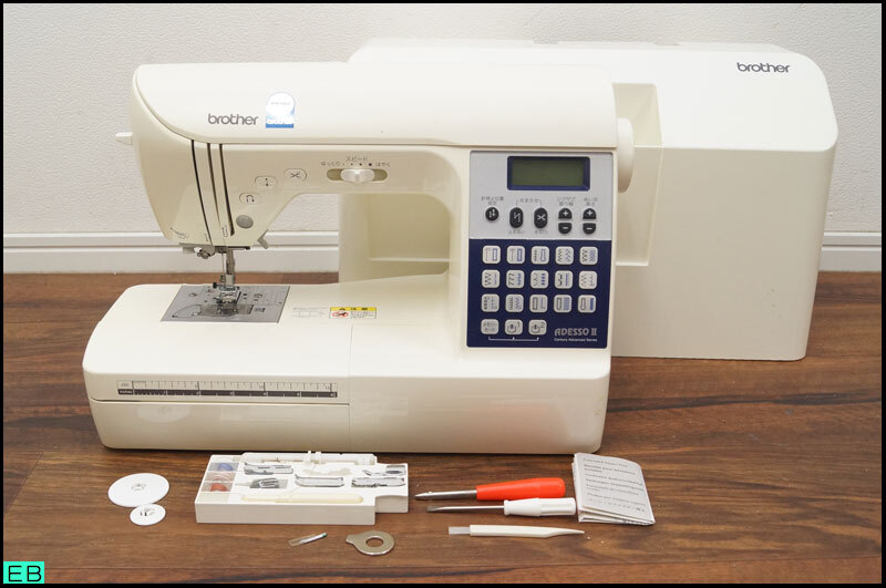 税込◆brother◆コンピューターミシン ADESSOⅡCPS72 通電確認済 ブラザー 裁縫 手芸-1459