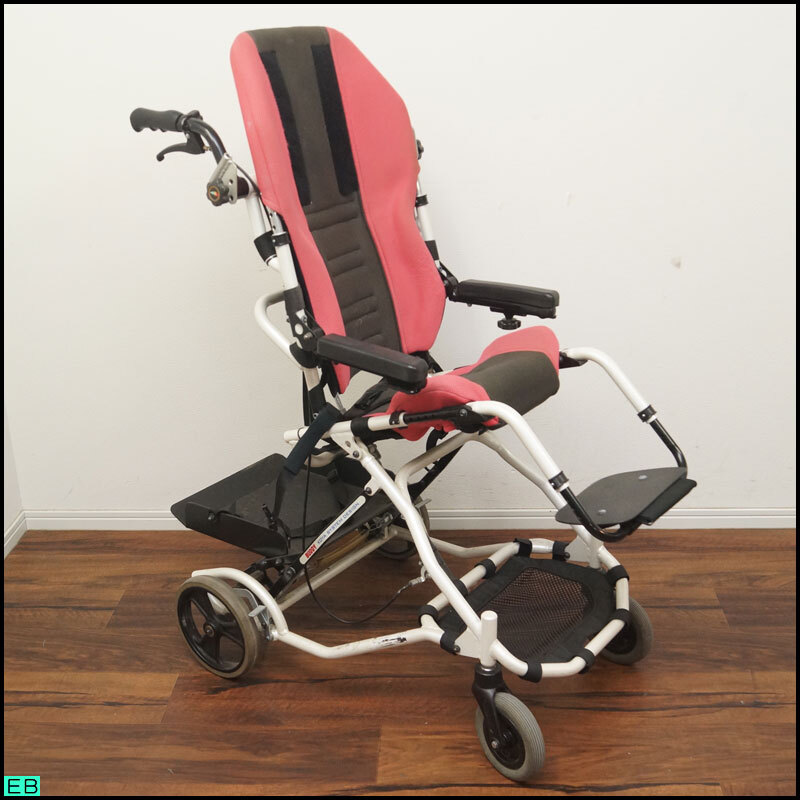 税込◆KOYA◆ティルト式バギー BUDDY 車椅子 リクライニング 荷物台付 軽量 介助 コヤ-1492