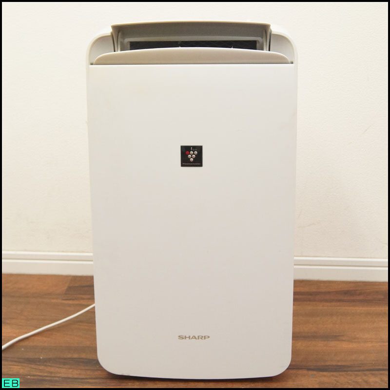税込◆SHARP◆冷風・衣類乾燥除湿器 CM-S100 プラズマクラスター7000 2024年製 通電確認済 消臭 カビ抑制 梅雨 パワフル除湿 上下 1515