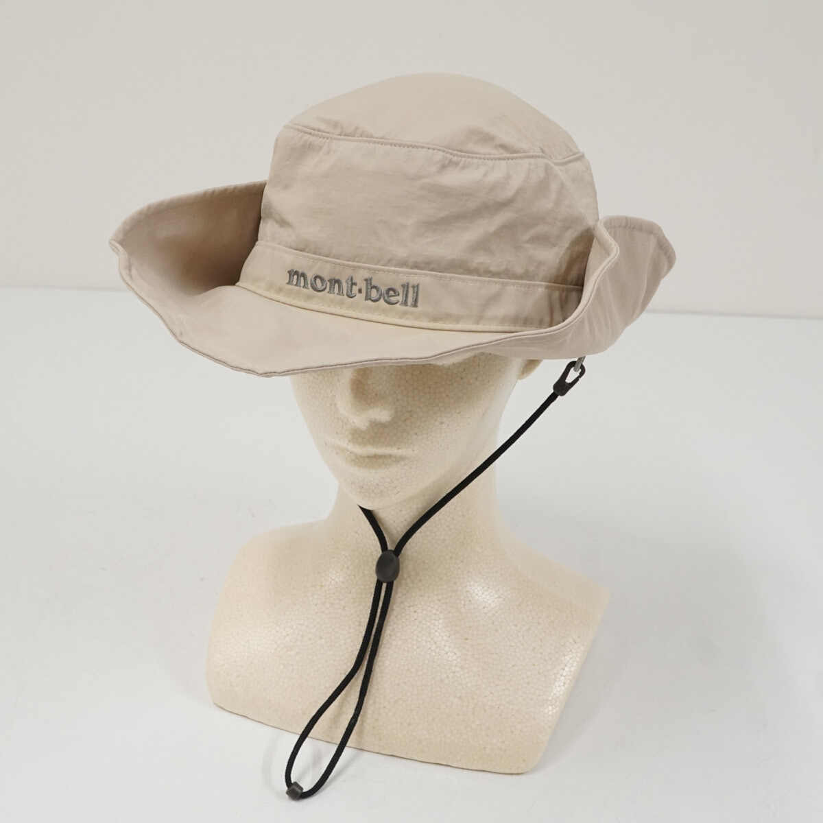 mont-bell モンベル ワイドブリムハット USED美品 #1108743 Lサイズ ベージュ UVカット アウトドア 帽子 男女兼用 X9878